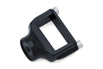SIDE MOUNT LICENCE PLATE CLAMP GLOSS BLACK